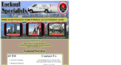 Desktop Screenshot of lockoutspecialists.com